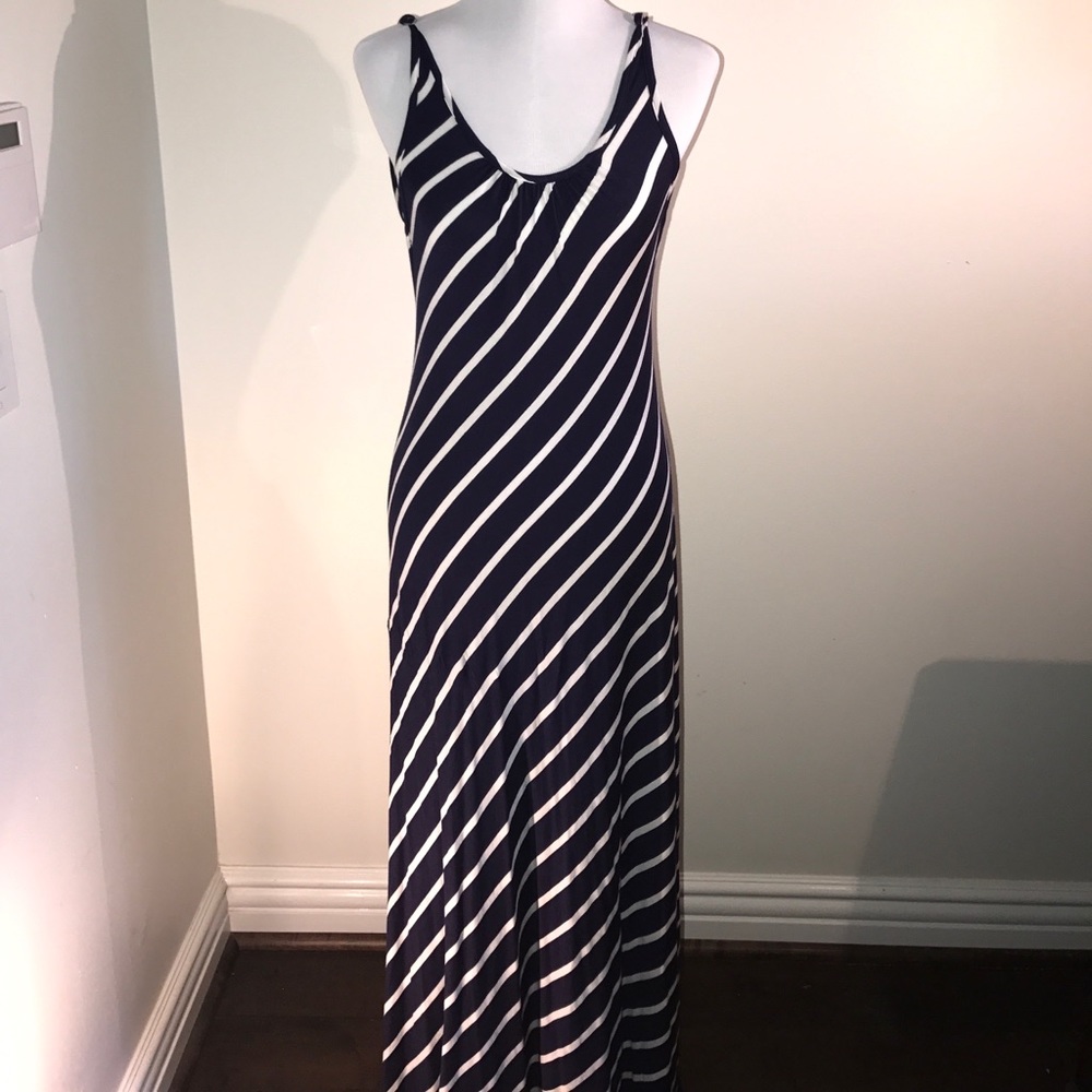 Two Stripe Maxi Dresses by Feathers