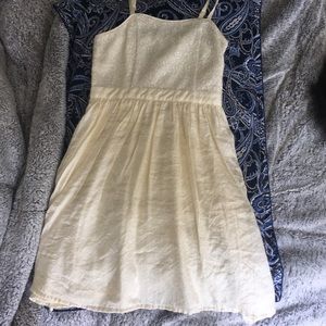 Forever 21 Cream Sequin Dress