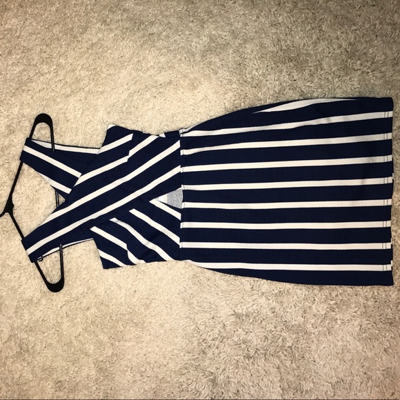 Nautical striped mini dress - Picture 1 of 3