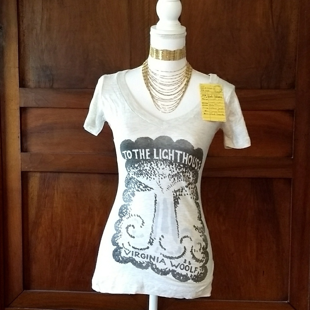 Out of Print To the Lighthouse t size S
