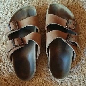 Brown Birkenstocks size 36
