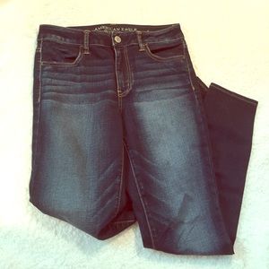 Dark blue jeggings