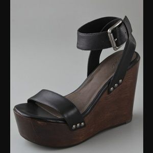 Joie higher and higher wooden wedge sandals