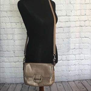 Coach Taylor Leather Flap Crossbody (Coach F25206)