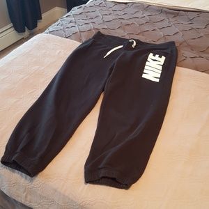 Nike crop sweat pants