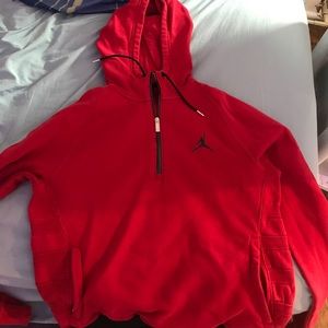 Air Jordan half zip sweatshirt