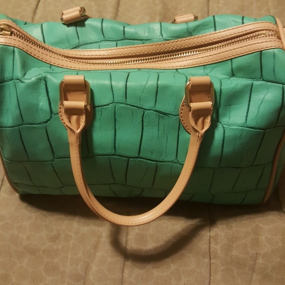 Seafoam green Kate Landry habdbag - Picture 1 of 6
