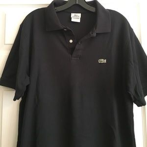 Men's Lacoste Black Polo