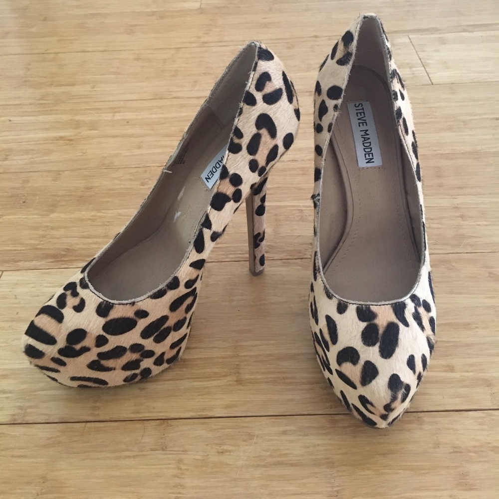 Steve Madden Cheetah Platforms