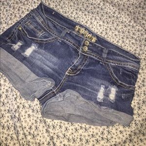 Truce jean shorts