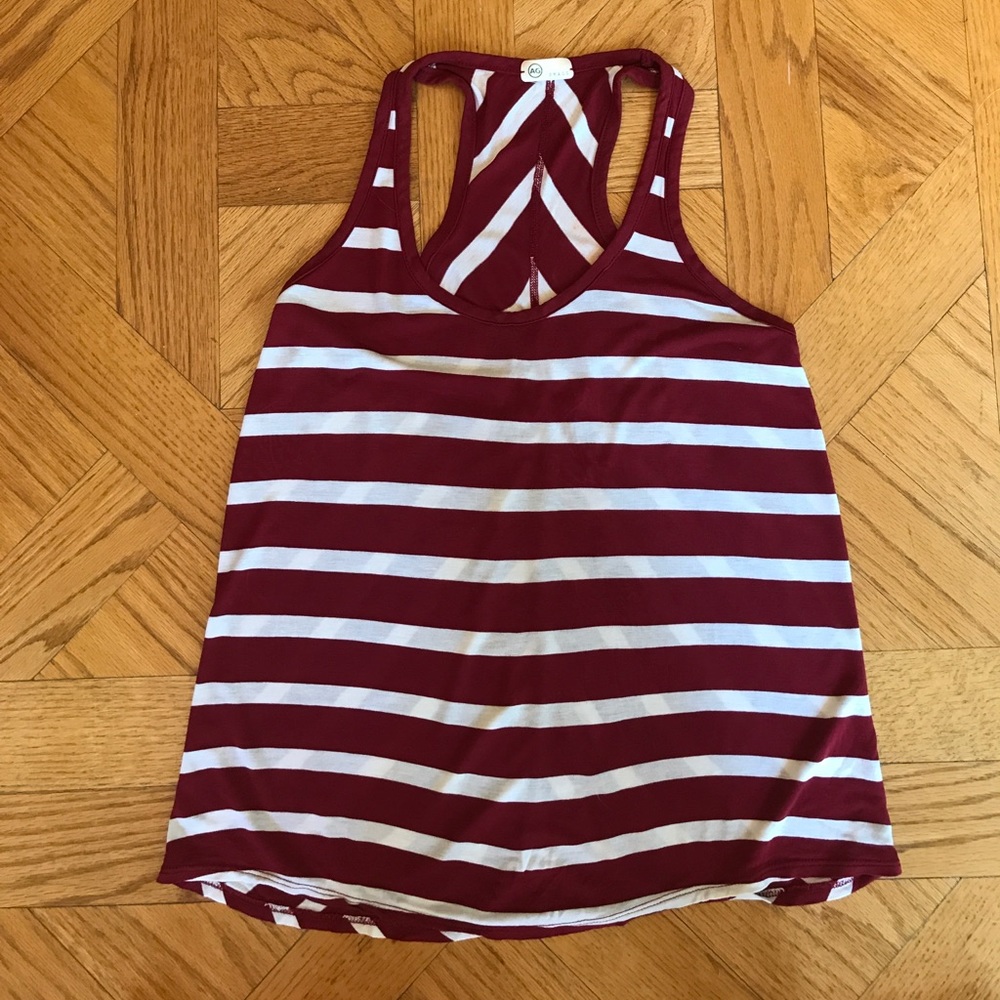 AG racer back tank size Small