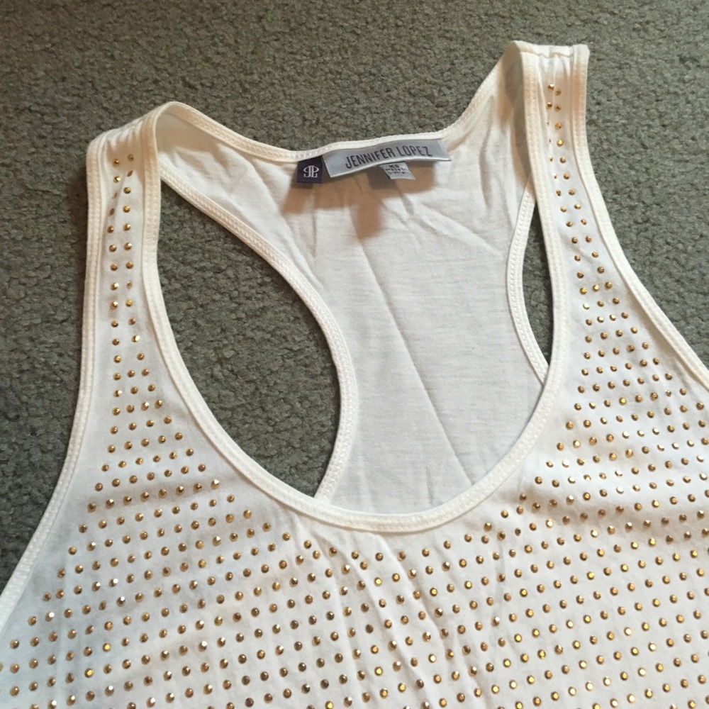 Jennifer Lopez Gem Razorback Tank - Picture 2 of 3