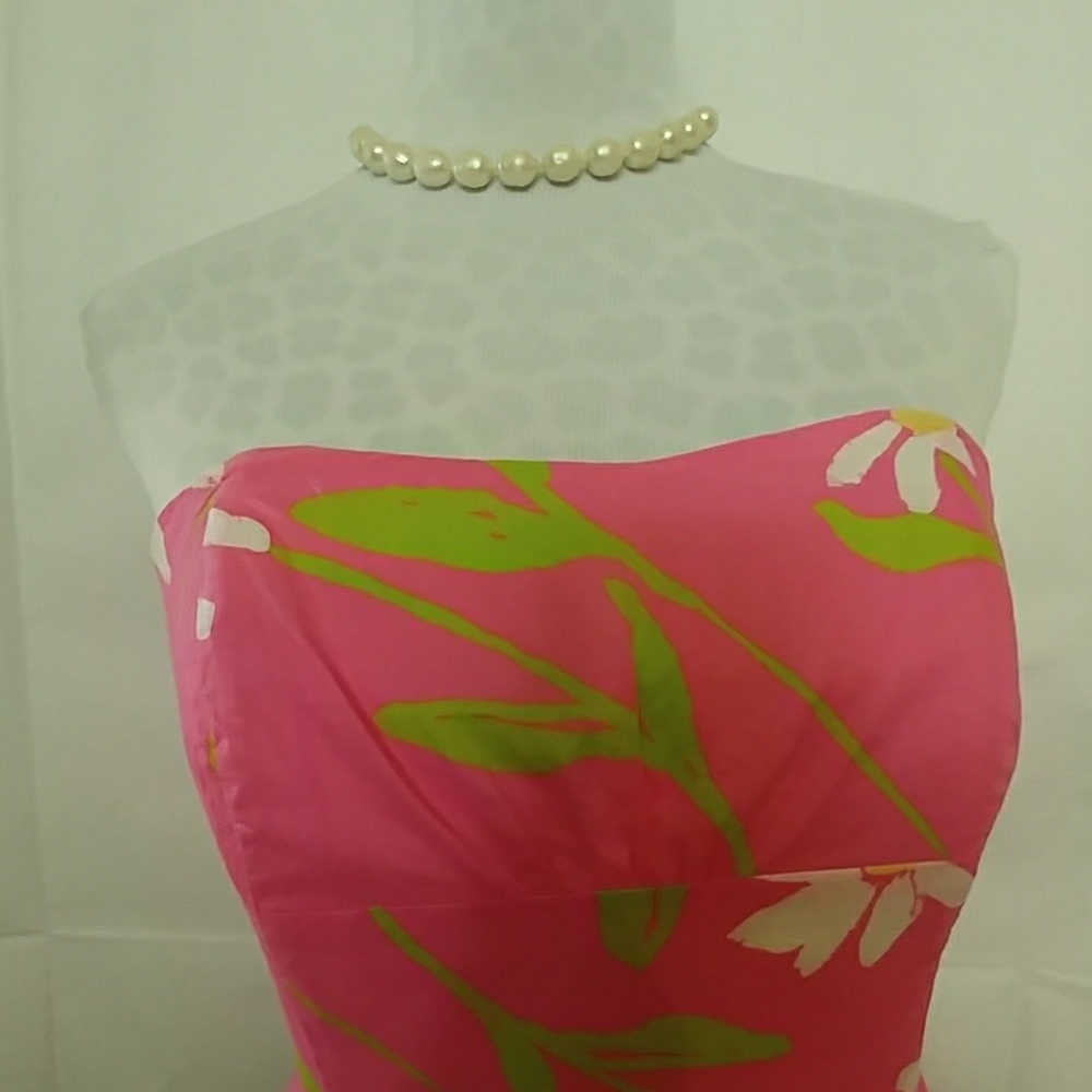 Lilly Pulitzer Hotty Pink Twirlers Blossom Dress - Picture 2 of 8