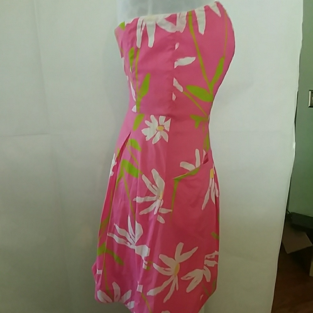 Lilly Pulitzer Hotty Pink Twirlers Blossom Dress - Picture 5 of 8