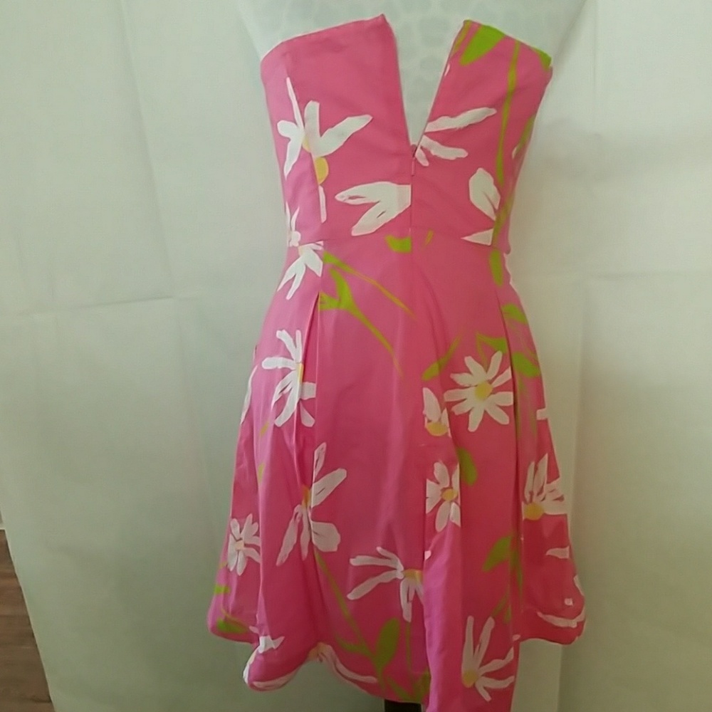 Lilly Pulitzer Hotty Pink Twirlers Blossom Dress - Picture 6 of 8