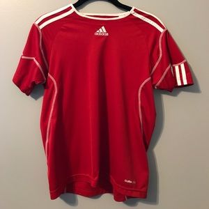 Red Adidas T-Shirt.