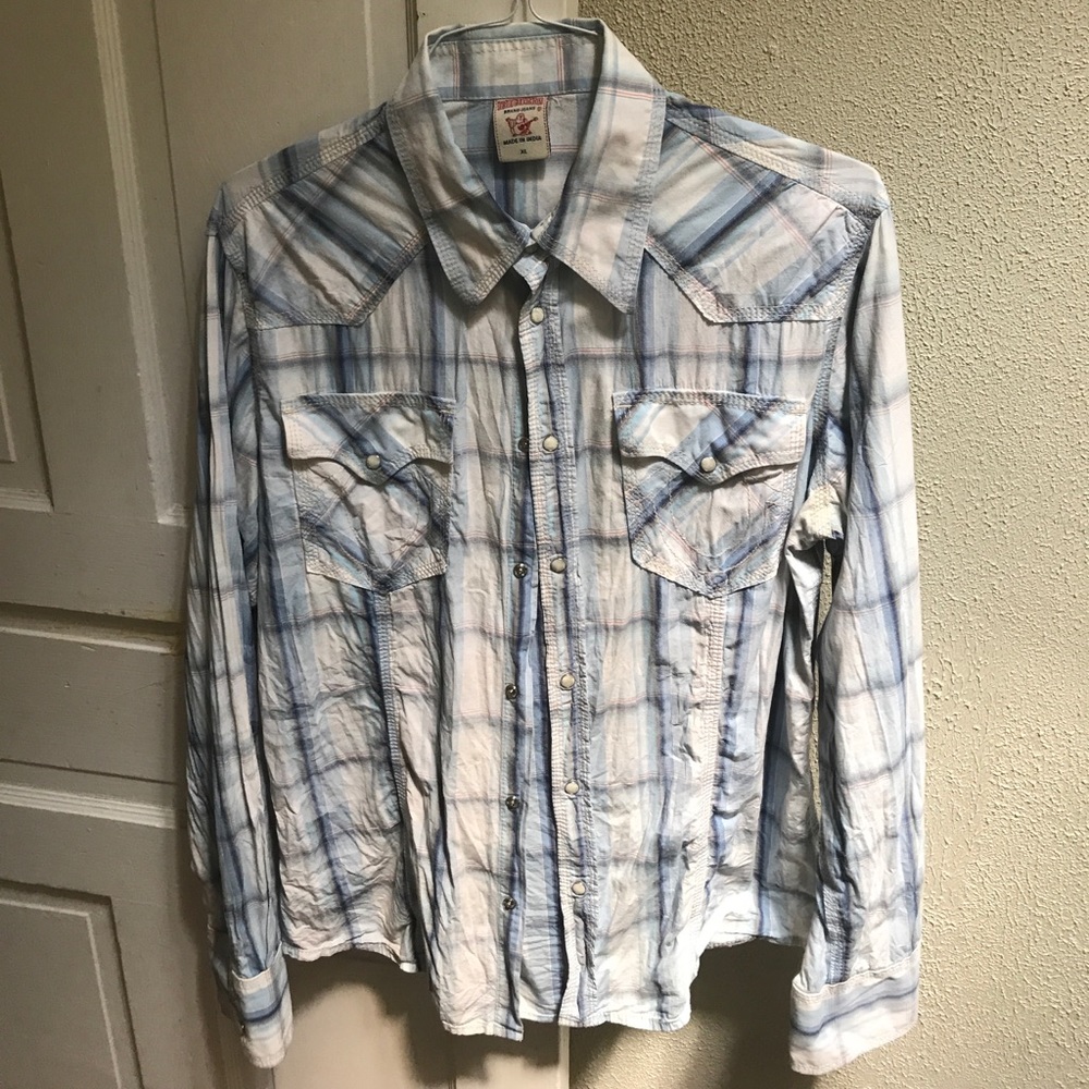 True religion button down