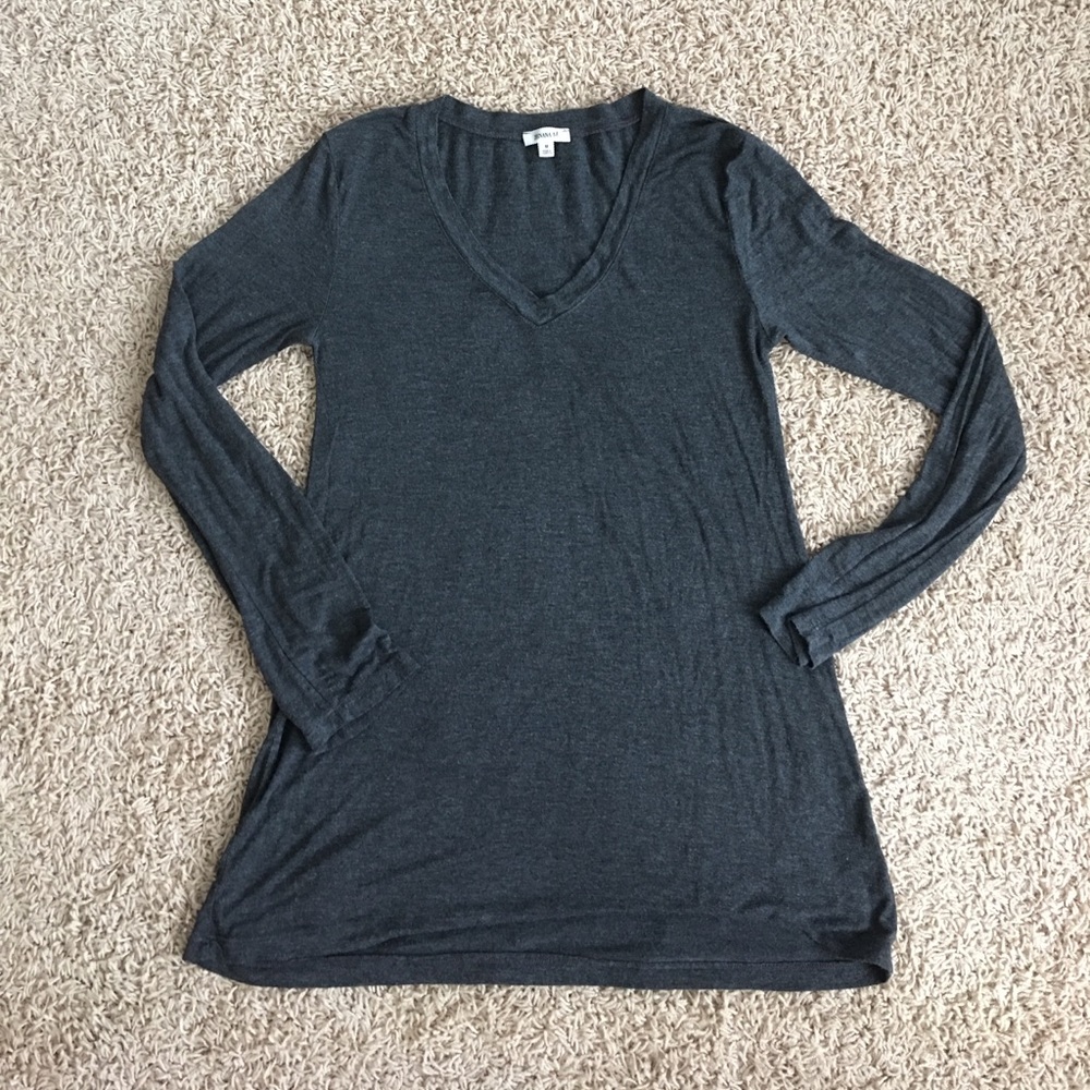 Long Sleeve V Neck Shirt