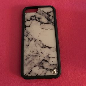 Marble wildflower case for the iPhone 6/6S