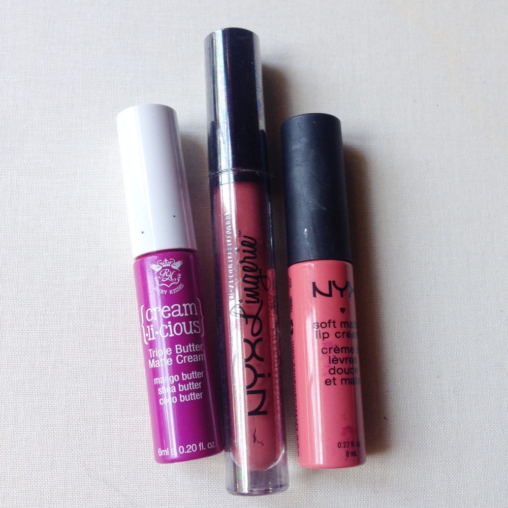 Nyx soft matte lip  Nyx lingerie liquid lipstick