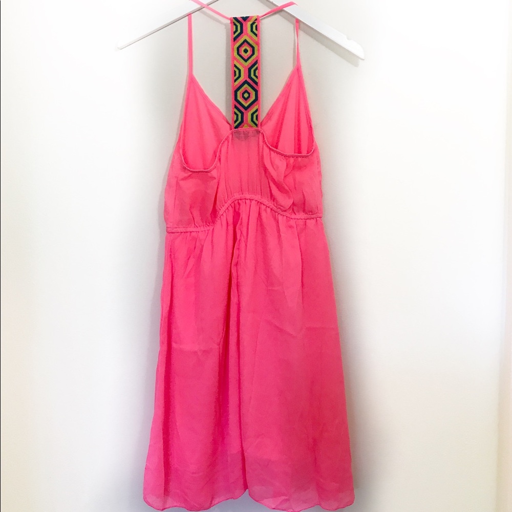 NEW Neon Pink Summer Dress - Picture 2 of 5