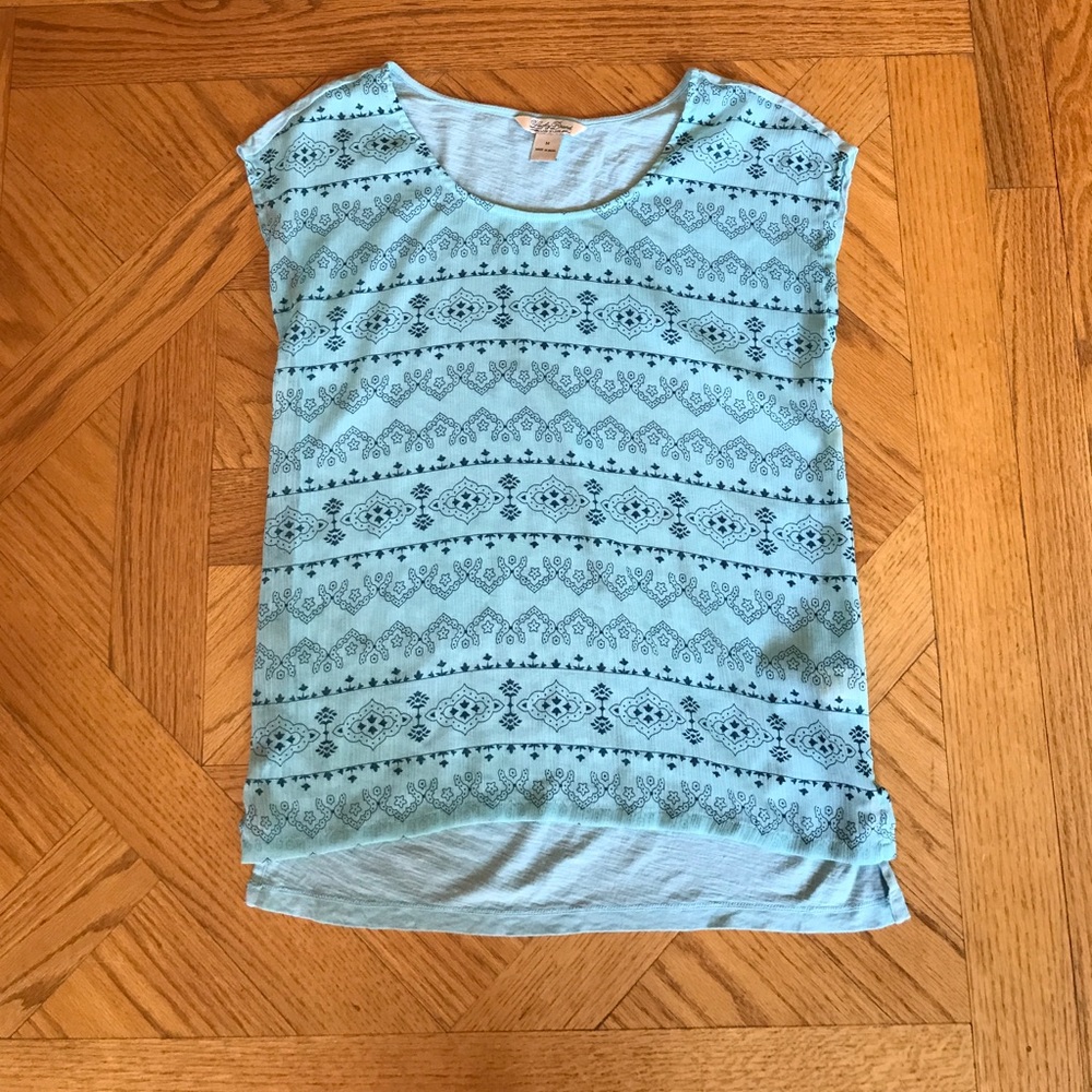 Lucky Brand printed top size Medium