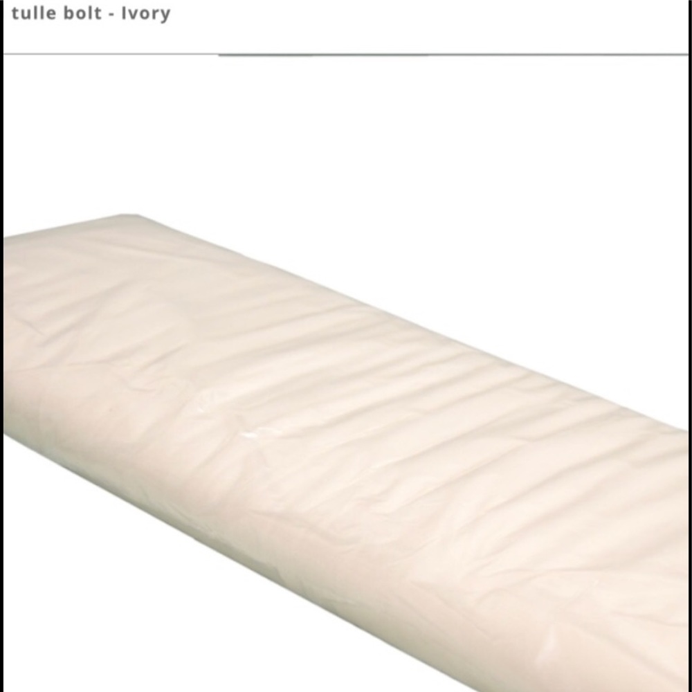 Ivory Tulle 54 in Wide about 30+ yards