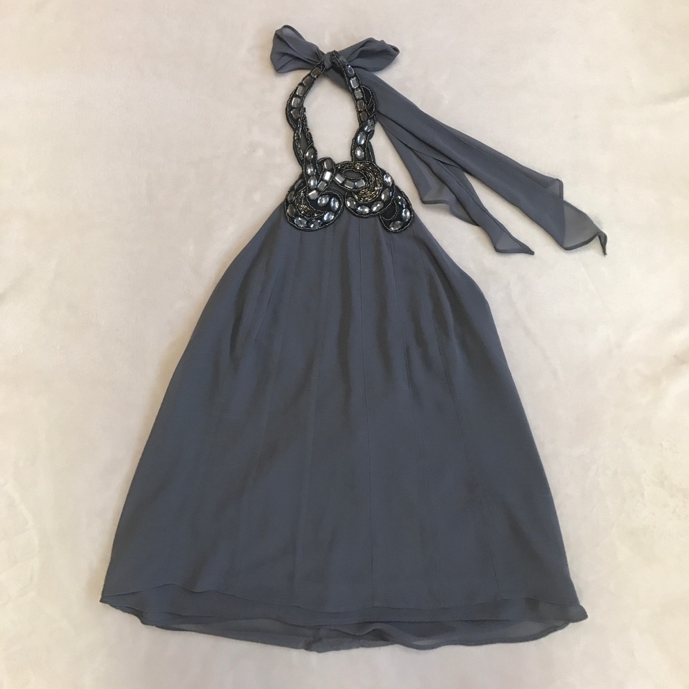Dark gray holter top