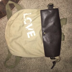 Madden girl "love" book bag
