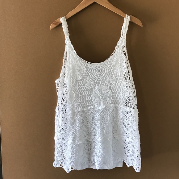 INC International Concepts Tops - INC lace top with built in cami