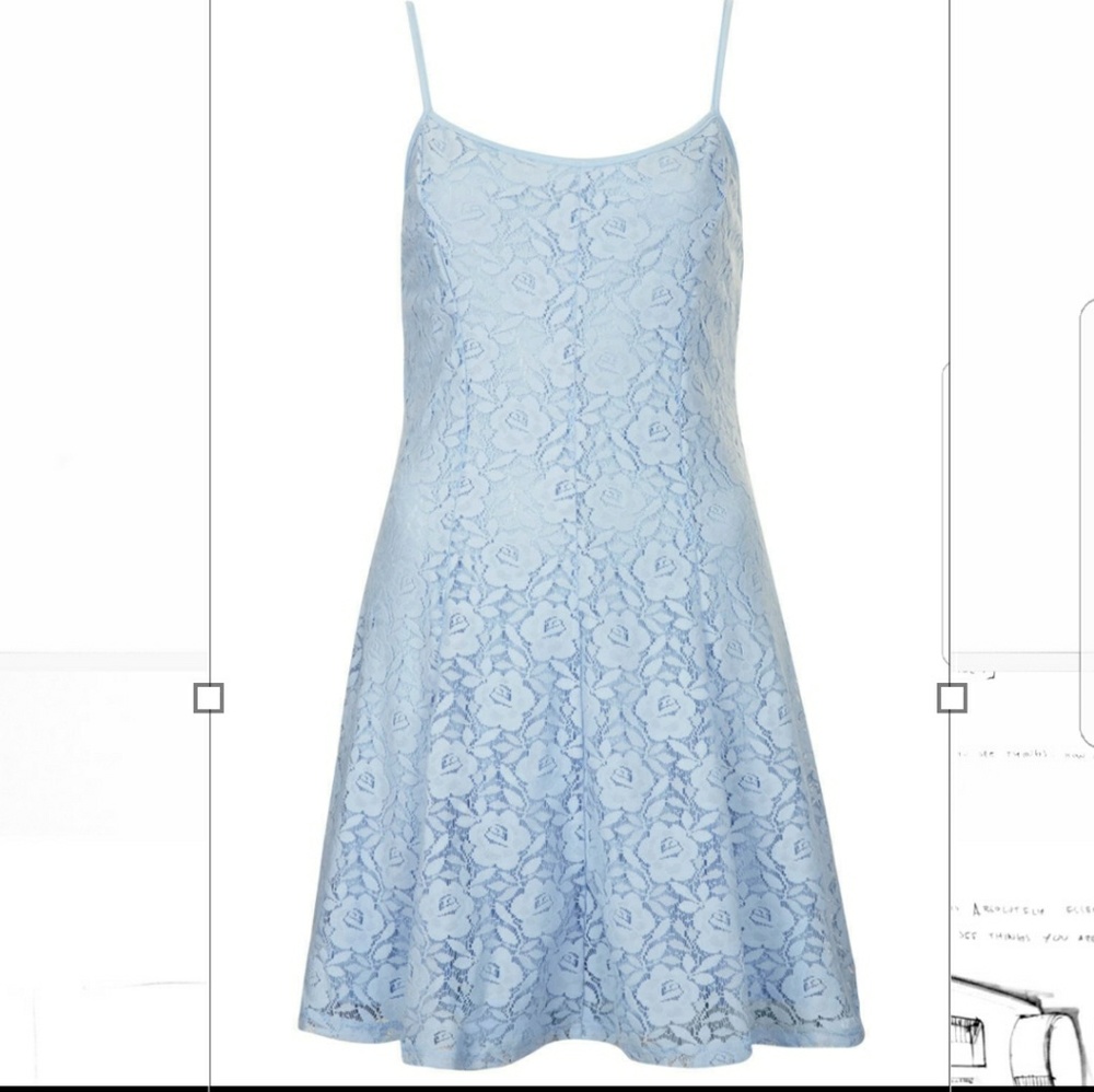 NWOT Topshop mini lace dress