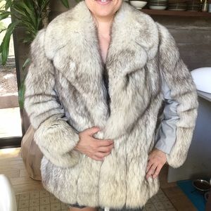 Vintage rabbit (maybe) fur coat