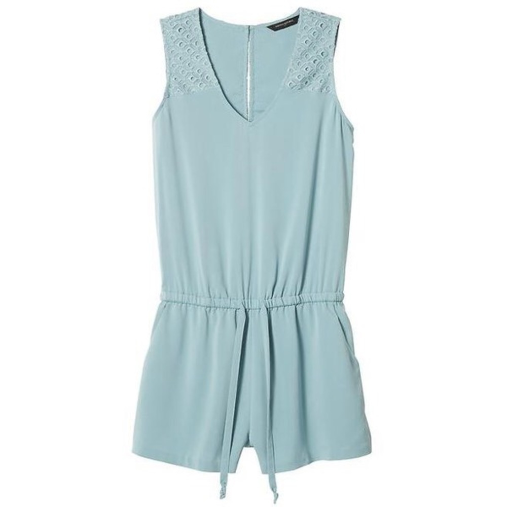 NEW! Banana Republic eyelet romper (with tags)