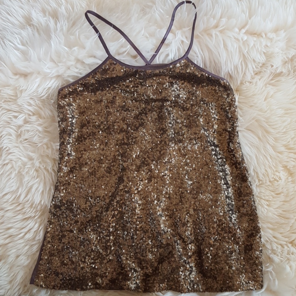 Banana Republic sequined tank