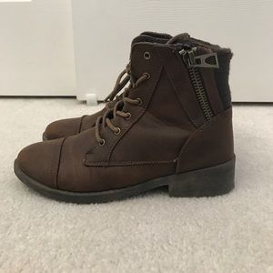 Forever 21 brown ankle boots