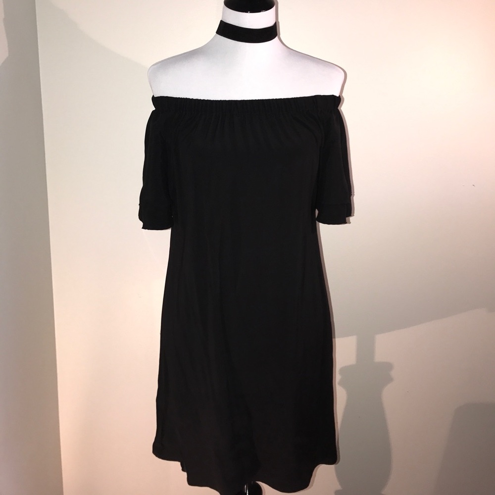 Exclusive AKA New York off the shoulder dress