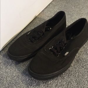 Black Classic Vans