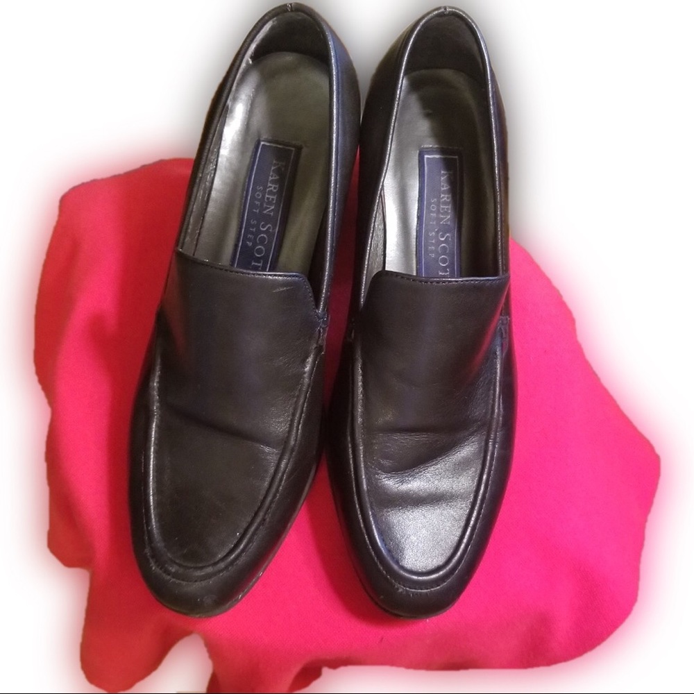  Karen Scott Black Low Heel Shoes