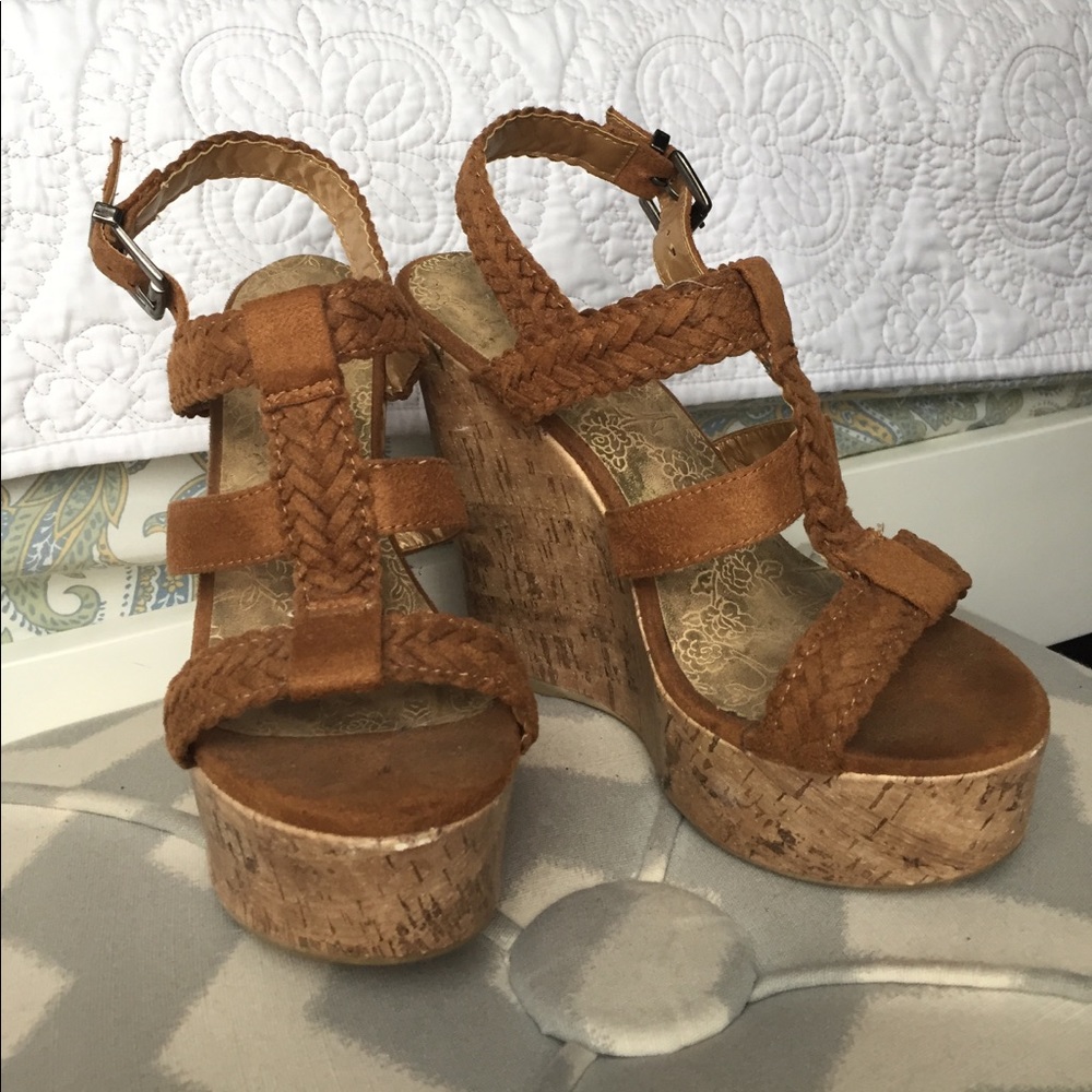 Brown Charlotte Russe wedges
