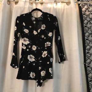 Kendall and Kylie floral romper