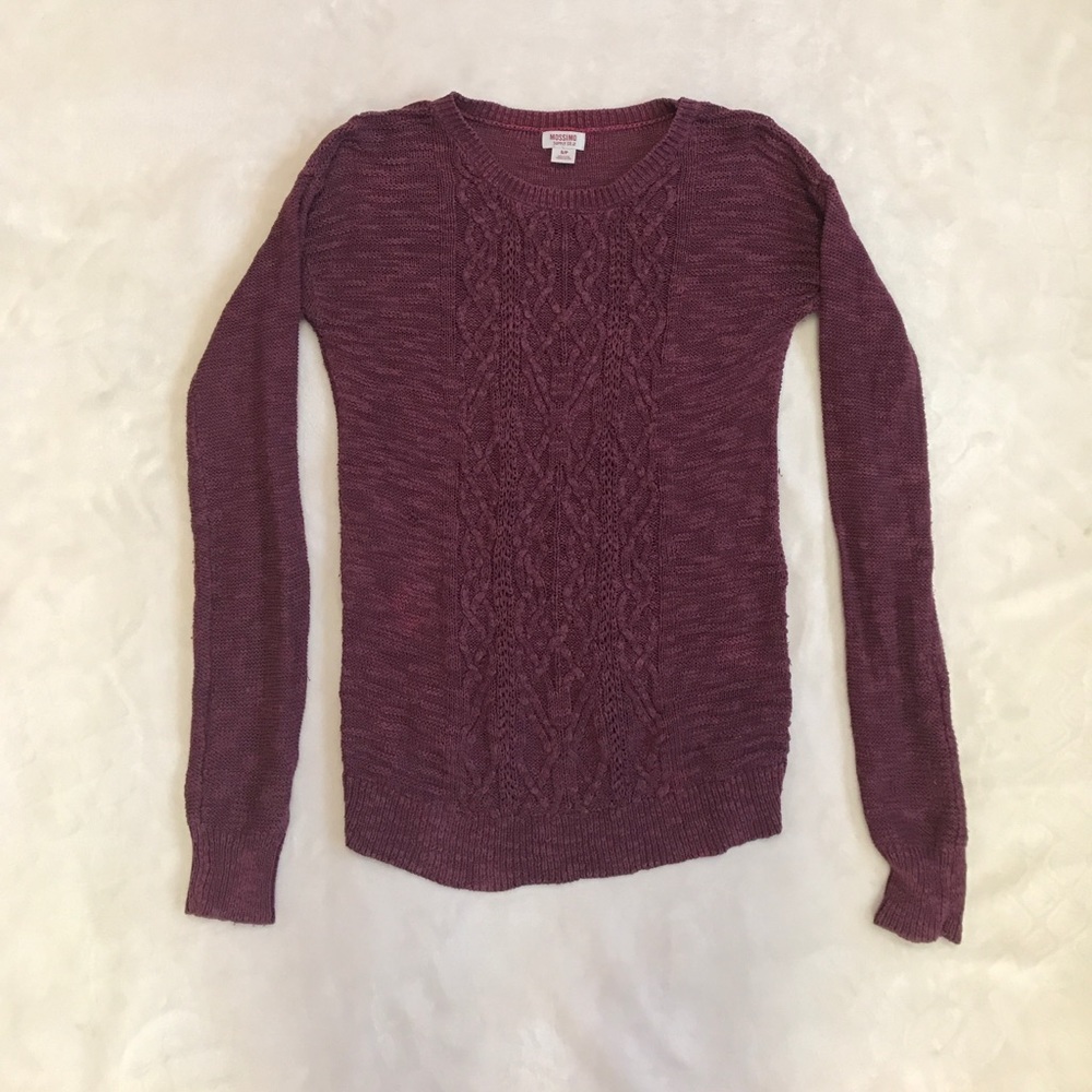 Target cranberry sweater