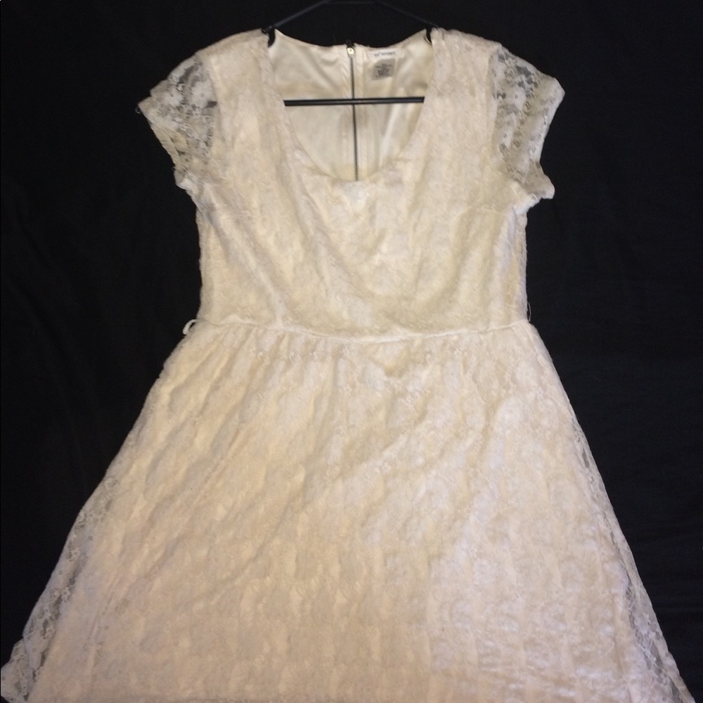 Nude Lace overlay Dress