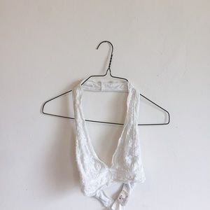 Urban Outfitters White Lace Bralette