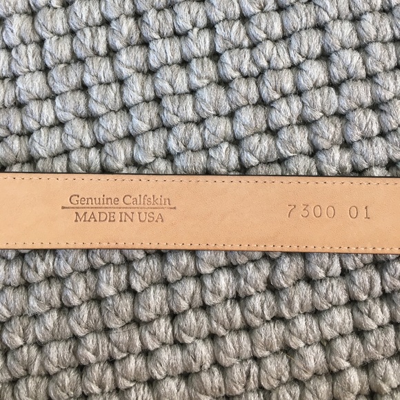 Tiffany and Co black leather belt main image 6