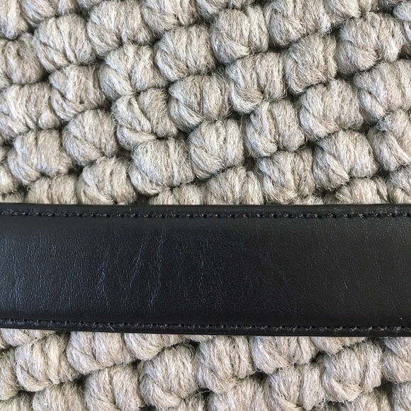 Tiffany and Co black leather belt main image 5