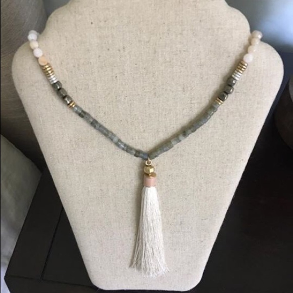 Stella & Dot Antonia Tassel Necklace