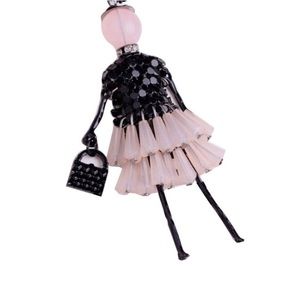 5 for $25 • Pink Dancing Doll Necklace