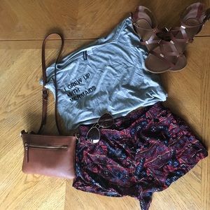 Colorful short shorts