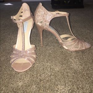 Sparkling Gold high heels