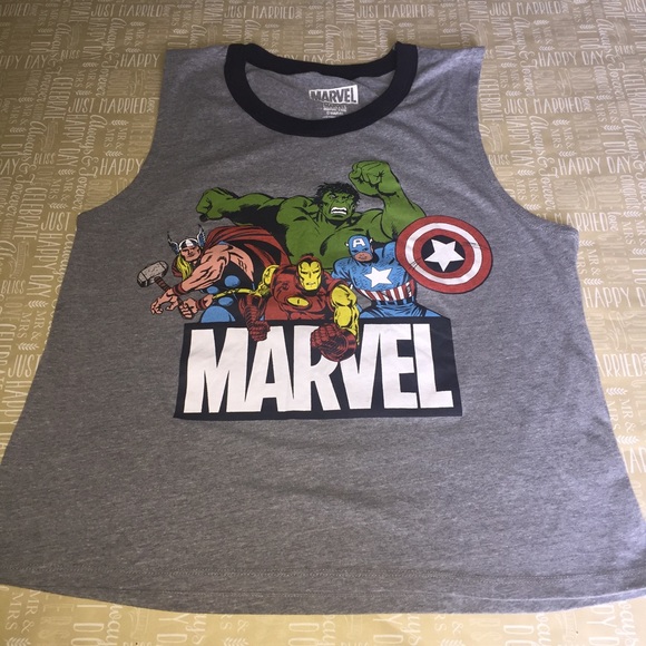 Women's Marvel Comics Muscle Tee - Picture 2 of 4